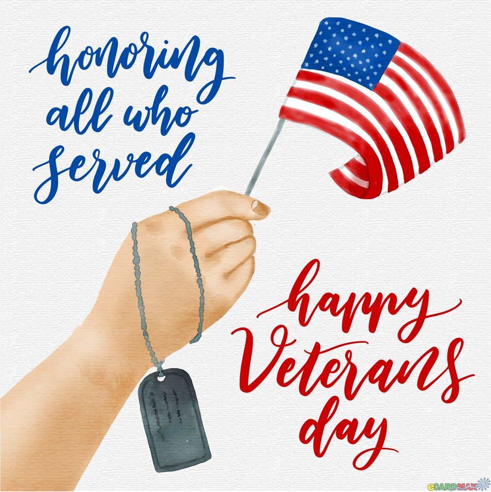 Hornoring all who served, happy veterans day