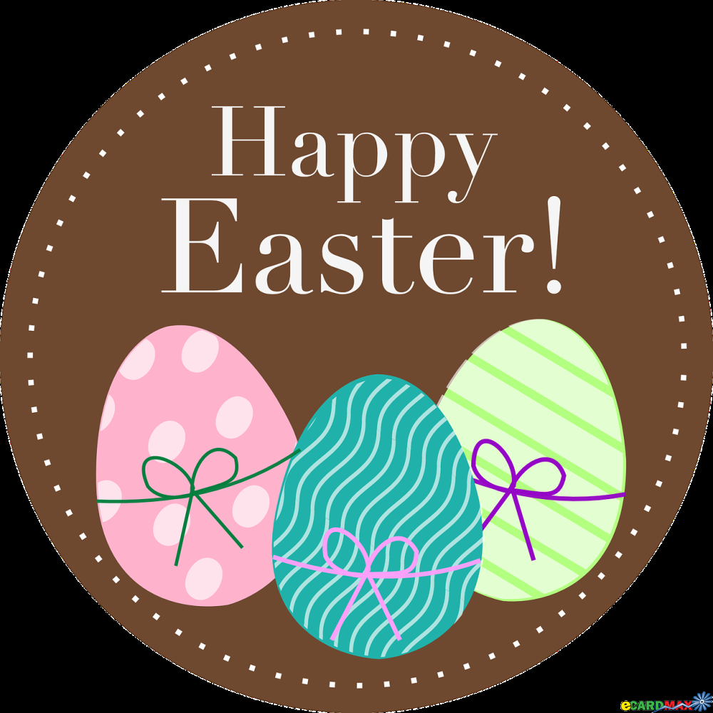 Catholic eCards - Easter / Lent - Happy Easter Spring Eggs
